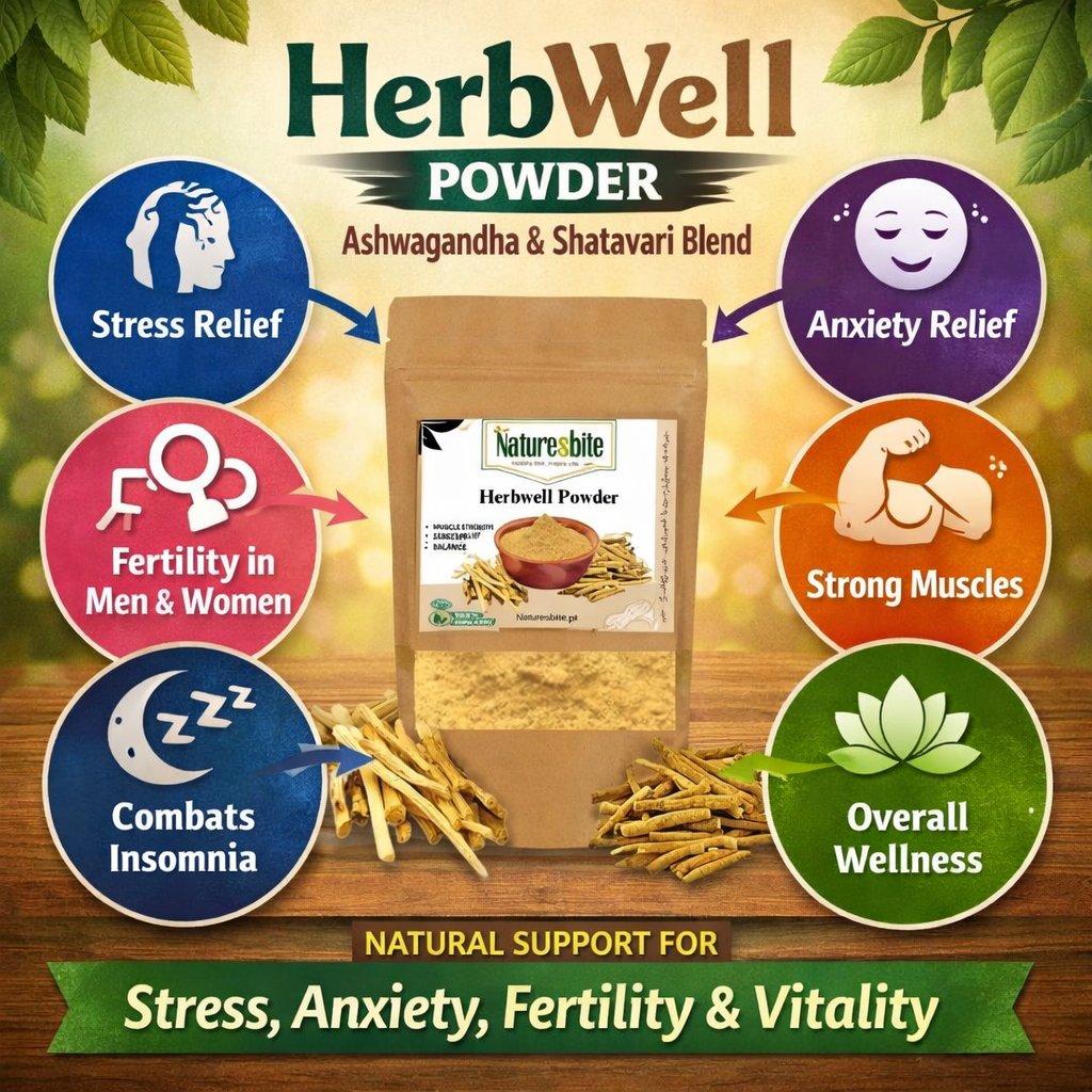Herbwell Powder - For Stress, Fertility, Balance and Wellness