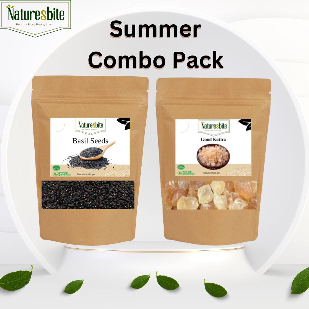 summer combo pack basil seeds gond katira
