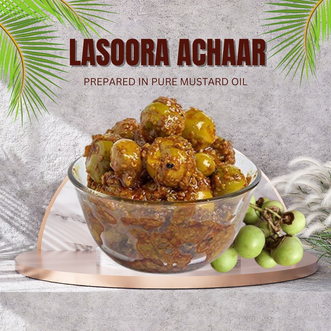 Lasoora Achaar (Homemade)- Sealed Jar Packing