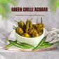 Green Chilli Achaar - Sealed Jar Packing