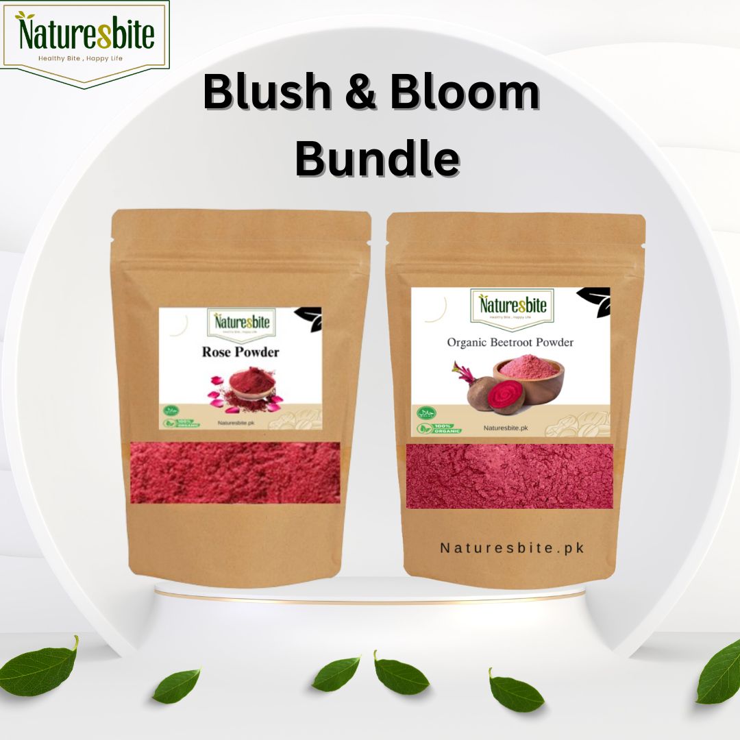 beetroot powder and rose powder