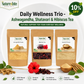 Daily Wellness Trio – Ashwagandha, Shatavari & Hibiscus Tea