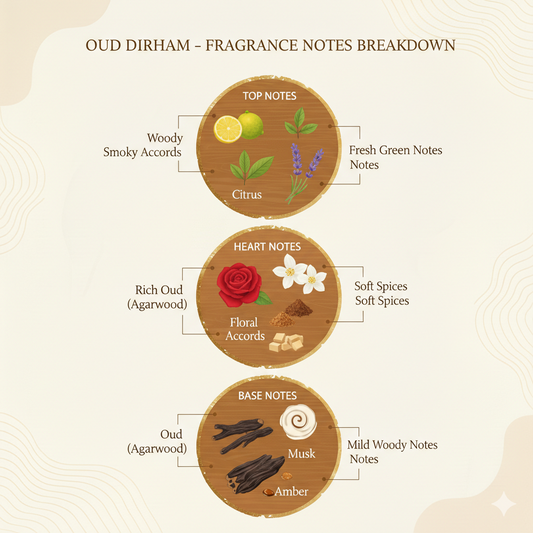 Oud Dirham Attar – Fresh, Woody &amp; Elegantly Modern