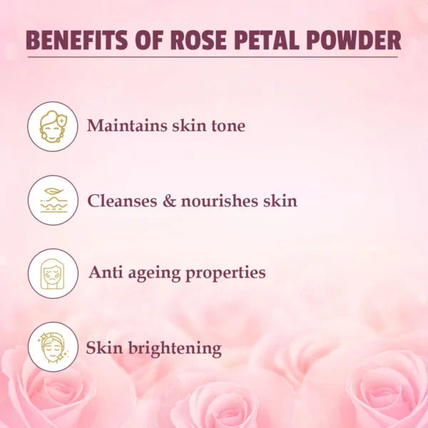 Rose Tooth Powder Rose Powder – Naturesbite.pk