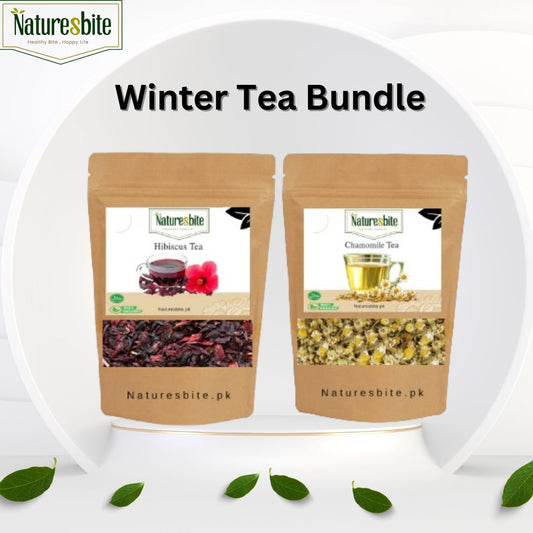 winter tea  hibiscus , chamomile tea